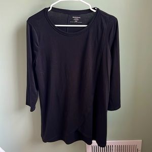 Motherhood Maternity Nursing Long Sleeve Blouse